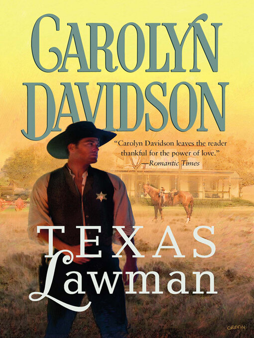 Title details for Texas Lawman by Carolyn Davidson - Available